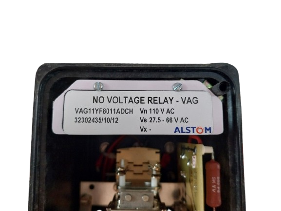 Alstom VAG11Yf8011Adch No Voltage Relay 110V AC 27.5-66V AC kontek-marine