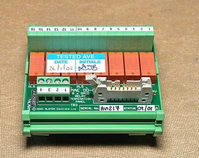 Alstom mae-00-06 Relay Termination Panel (New) kontek-marine