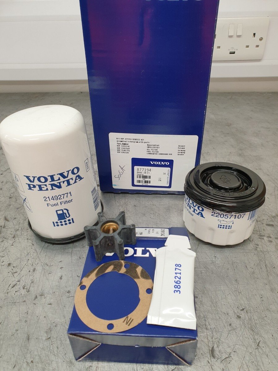 Volvo Penta Service Kit 877194 for 2001, 2002, 2003 Series  Kontek Marine